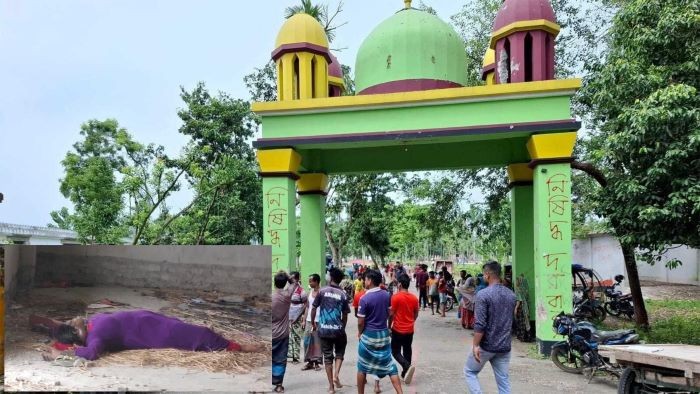 শেরপুরে দোজা পীরের পরিত্যক্ত  ভবন থেকে নারীর অর্ধগলিত মরদেহ উদ্ধার